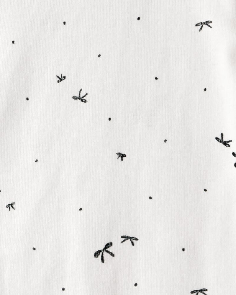 Baby Girl 3-Piece Bow Fleece Long-Sleeve Bodysuit & Pant Set, image 3 of 5 slides