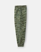 Boys Camo Cargo Joggers - Olive Green, image 3 of 5 slides