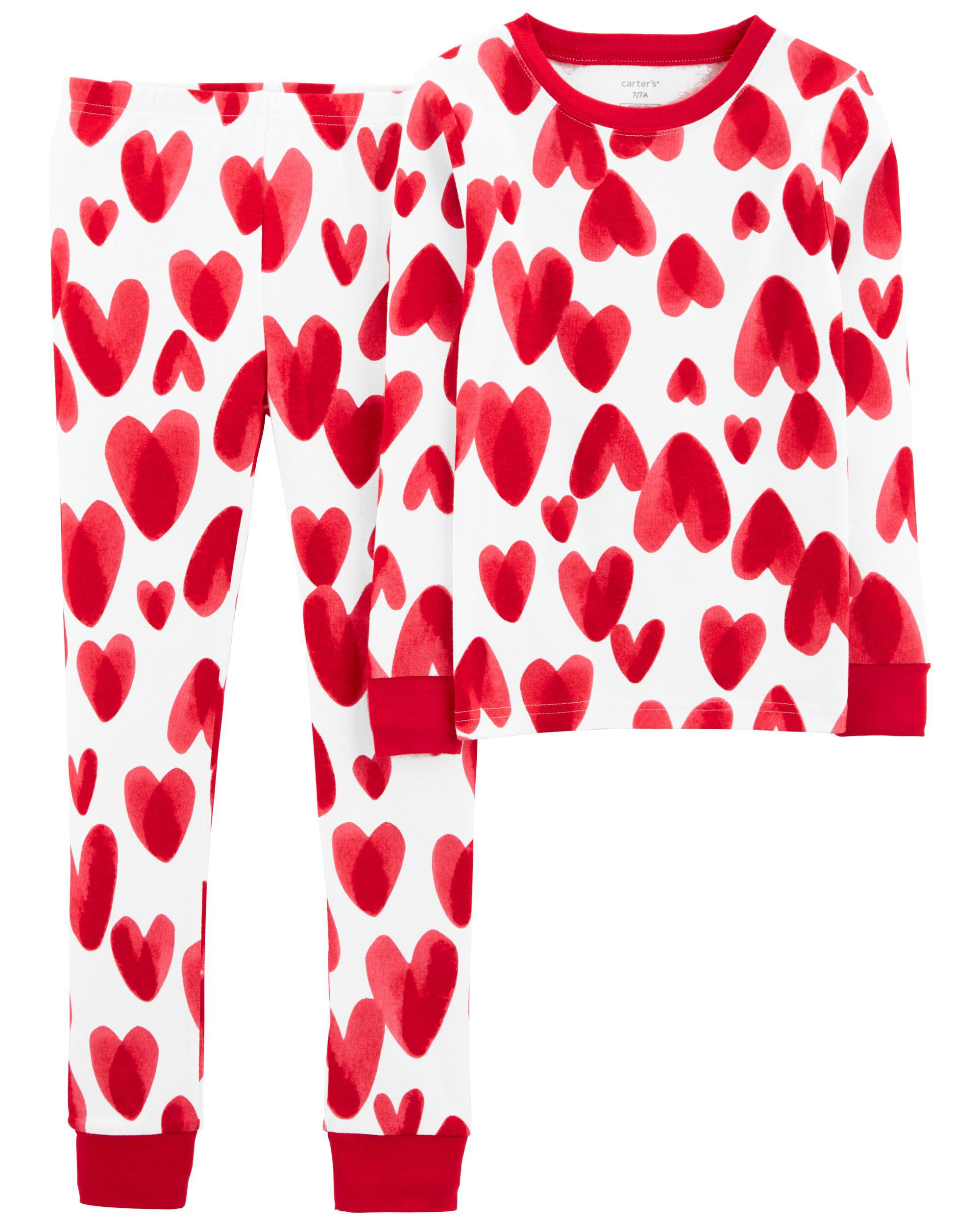 Carters valentines top pajamas