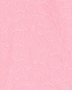 Girls Solid Short-Sleeve Tee - Pink, image 2 of 3 slides