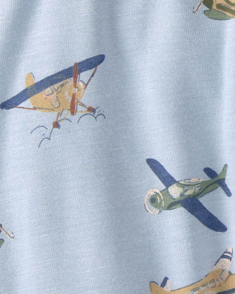 Baby Boy 2-Pack Plane PurelySoft Pants - Blue, image 4 of 7 slides