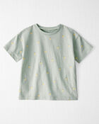 Enfant en bas âge T-shirt en coton biologique imprimé ananas, image 1 sur 4 diapositives
