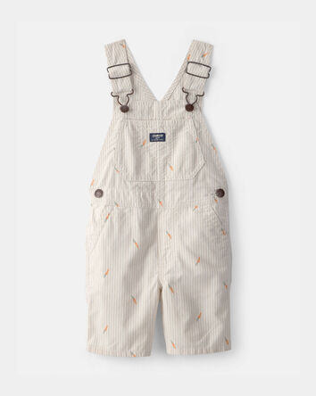 Toddler Easter Carrot Shortall - Cream, 