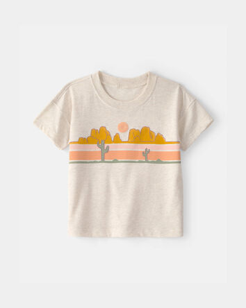 Toddler Boy Cactus Desert Graphic Tee - Cream, 