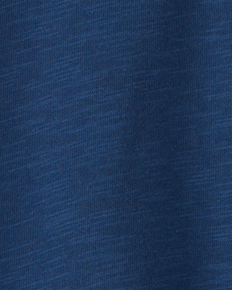 B&eacute;b&eacute; gar&ccedil;on - T-shirt en jersey bouclette avec poche &ndash; Bleu, image 3 sur 3 diapositives