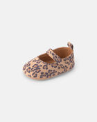 B&eacute;b&eacute; fille - Chaussures Charles IX &agrave; talon plat &agrave; motif gu&eacute;pard - Brun, image 6 sur 6 diapositives