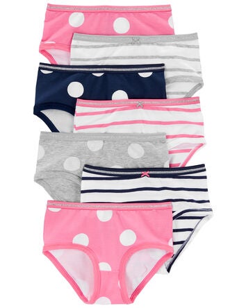 Kid 7-Pack Stretch Cotton Undies, 
