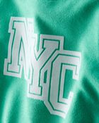 Baby Boy 3-Piece NYC Pullover Outfit Set - Green, image 3 of 7 slides