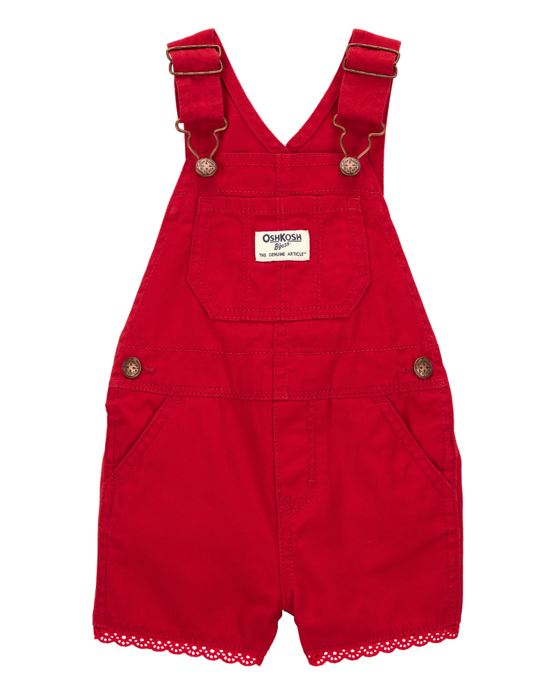 Baby Twill Eyelet Shortalls
, image 1 of 4 slides