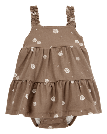 Bébé Maillot de bain à volants imprimé Sand Dollar, 