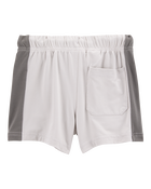 Toddler Striped Pull-On Knit Shorts - Grey, image 4 of 6 slides