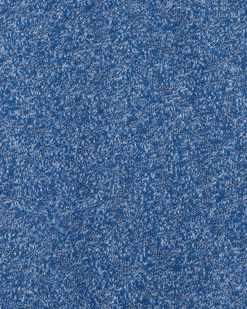 Enfant en bas âge Haut à manches longues en mélange de coton doux - Bleu marine, image 2 sur 3 diapositives