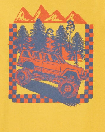 Kid Monster Truck Long-Sleeve Graphic Tee, 