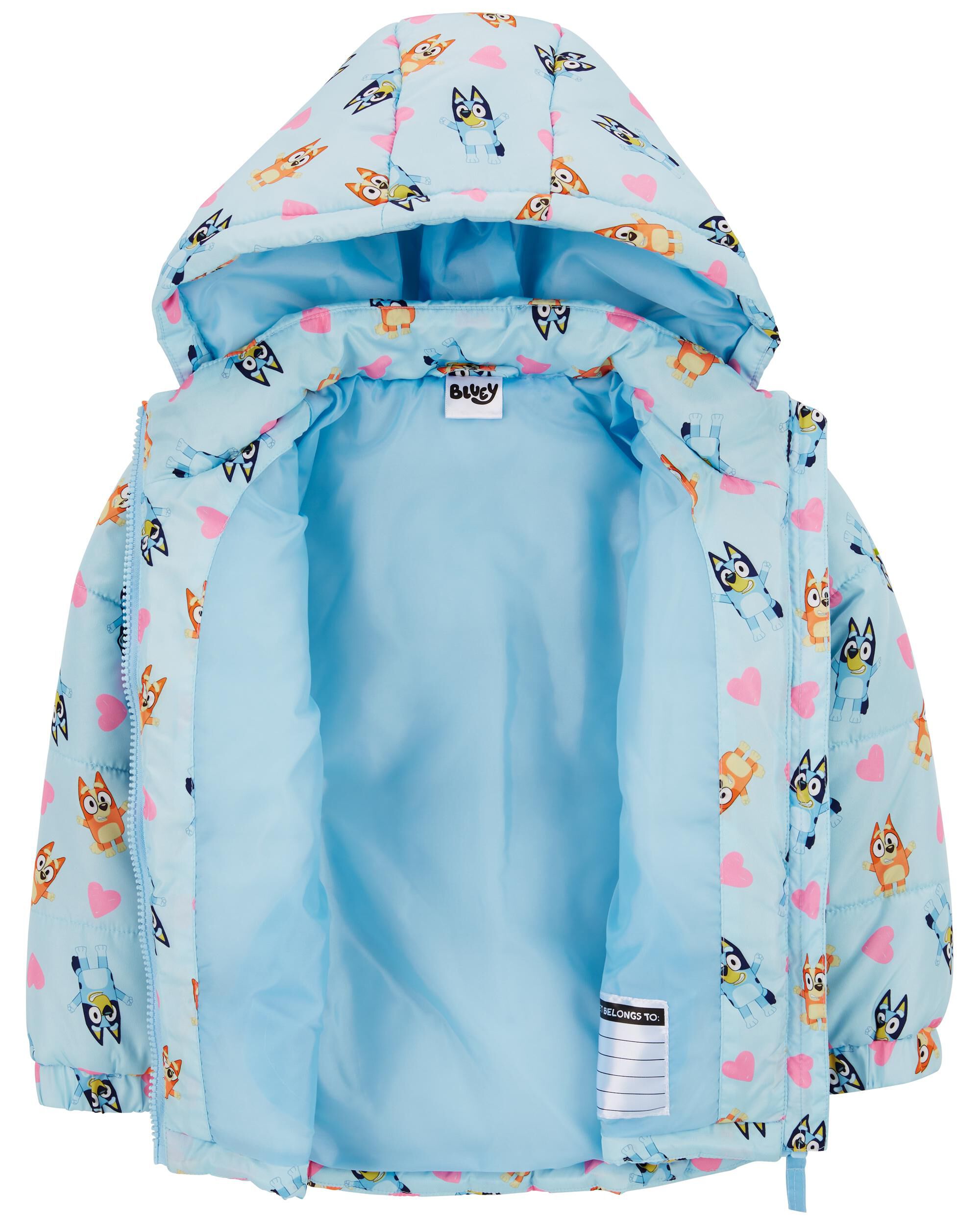 Multicolour Toddler Bluey Puffer Jacket Carter s Oshkosh Canada