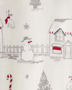 Toddler Organic Cotton Holiday Print Pyjamas Set, image 3 of 4 slides