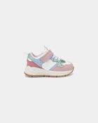 Toddler Girl Colour Block Athletic Shoes- Pink/White, image 8 of 12 slides