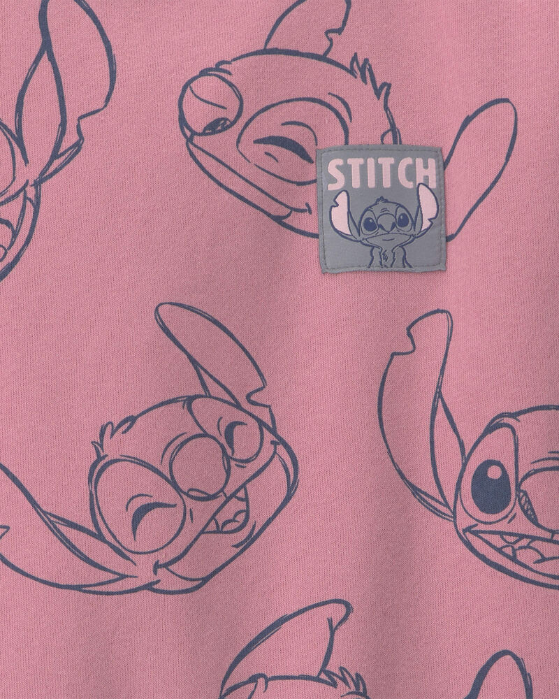 Filles - Chandail en molleton &agrave; motif Stitch de Disney&copy; &ndash; Rose, image 2 sur 2 diapositives