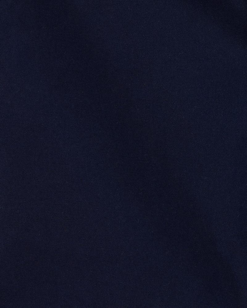 Toddler Stretch Chino Uniform Shorts - Navy, image 3 of 4 slides