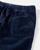 Toddler Organic Cotton Corduroy Drawstring Pants, image 3 of 5 slides