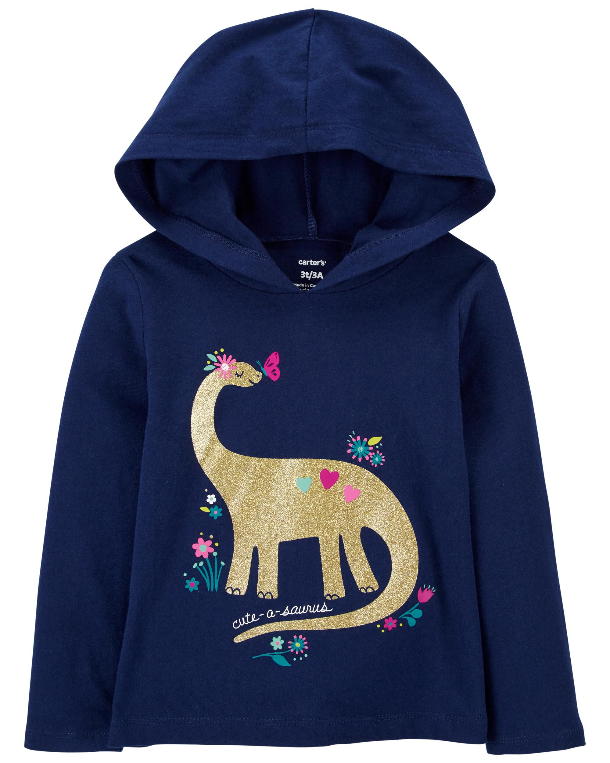 Carters dinosaur hoodie hot sale