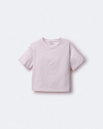 Toddler Rolled Cuff Tee - Rose, 