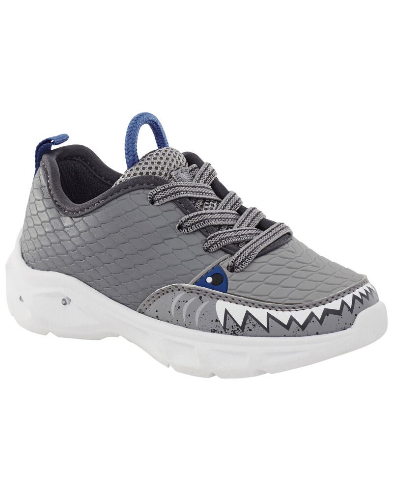 Toddler Shark Light-Up Sneakers, image 2 of 8 slides