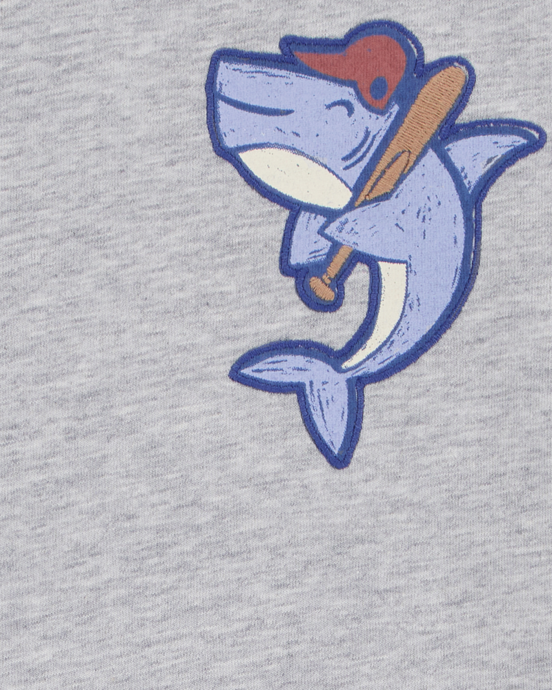 Toddler Shark Raglan Tee, image 2 of 3 slides