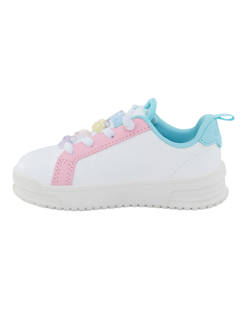 Toddler Girl Pull On Jewel Sneakers, image 6 of 7 slides