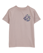 Enfant T-shirt à manches courtes imprimé de crâne - Brun, image 1 sur 3 diapositives