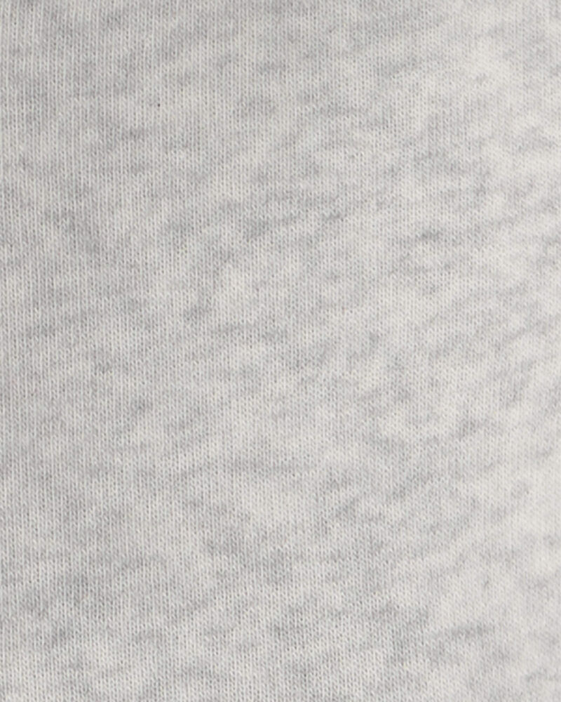 Baby Girl Fleece Zip-Up Hoodie - Grey, image 2 of 3 slides