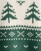 Baby Organic Cotton Fair Isle Sweater Knit Pullover, image 3 of 4 slides