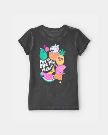 Toddler Girl Peppa Pig Graphic Tee - Grey, 
