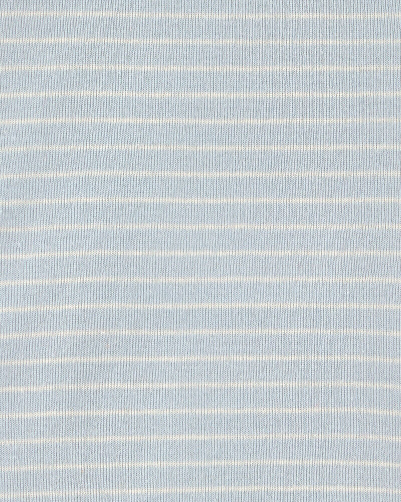 Baby Boy 6-Pack Bear Long-Sleeve Bodysuits - Blue/White, image 3 of 8 slides