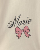 Girls Disney&copy; Marie Fleece Wide-Leg Pants - Cream, image 3 of 3 slides