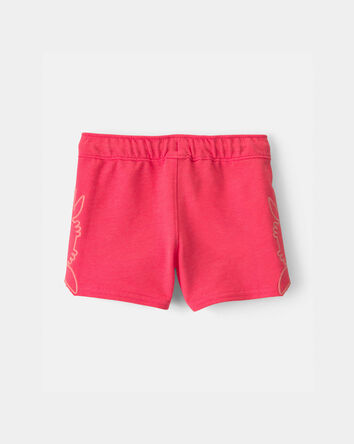 Baby Boy Crab French Terry Shorts - Orange, 