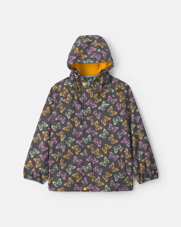 Girls Kombi London Rain Jacket - Butterfly, 