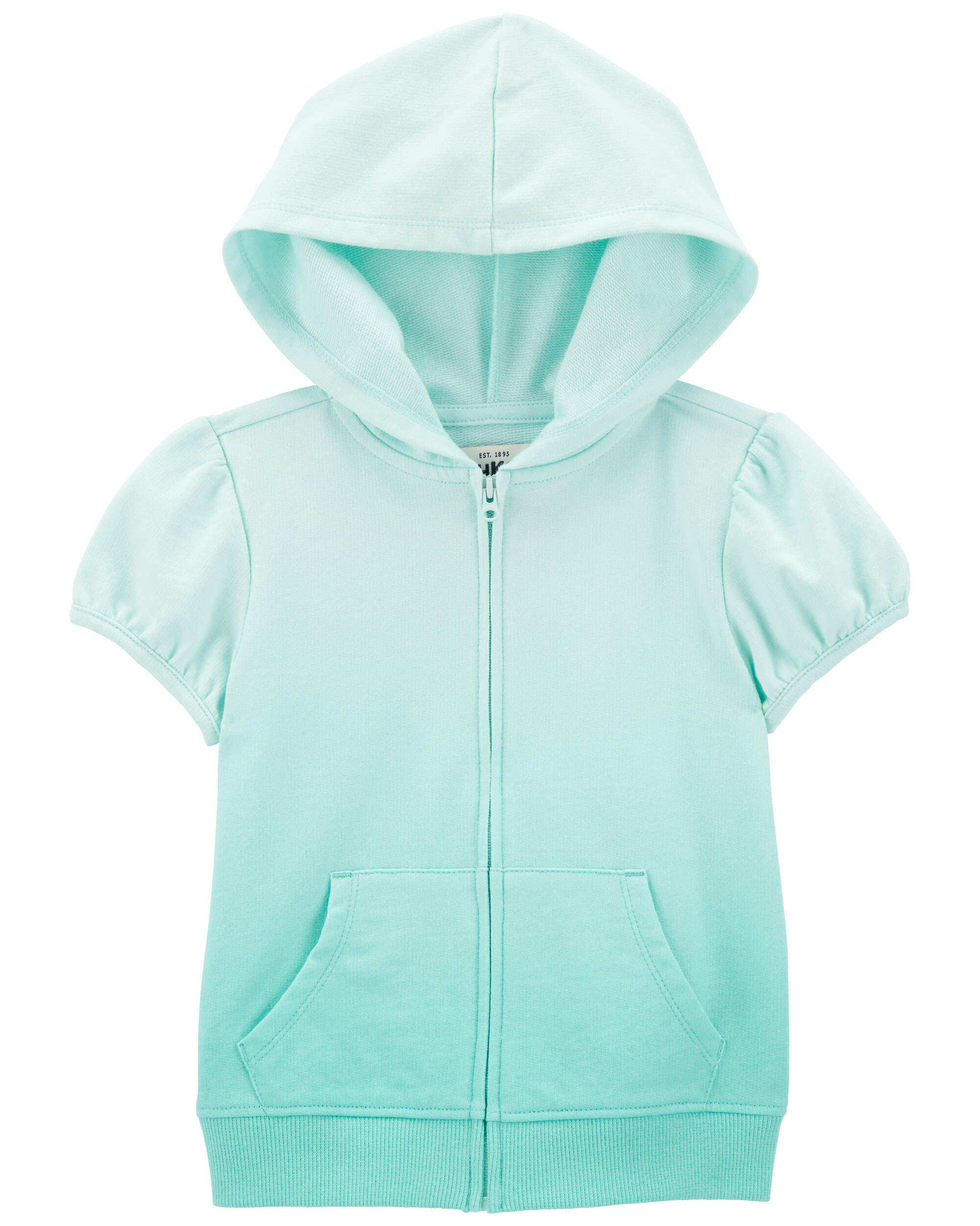 Terry Hooded Full Zip Cover-Up
