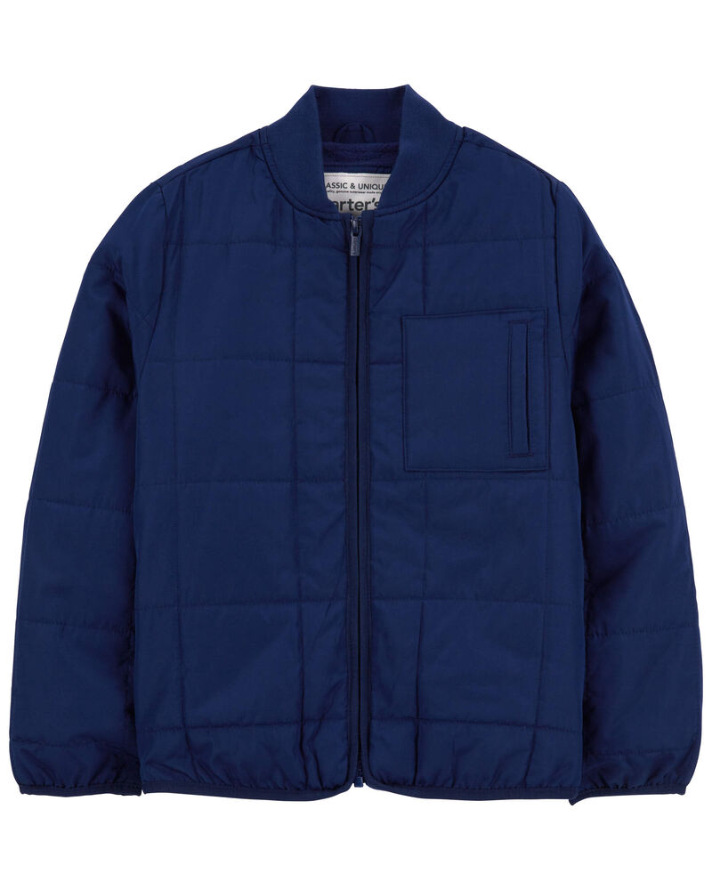 Kid Fleece-Lined Quilted Midweight Jacket, image 1 of 3 slides