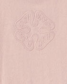 Baby Girl OshKosh Logo French Terry Pullover Sweatshirt - Pink, image 2 of 3 slides