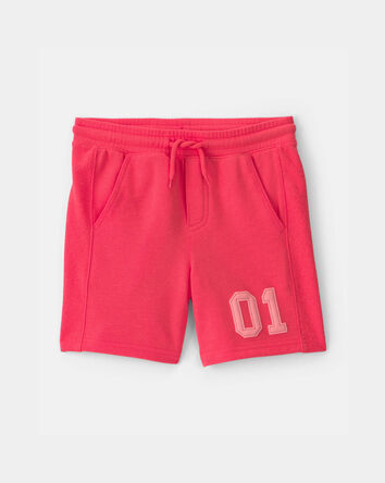 Boys Varsity French Terry Shorts - Orange, 