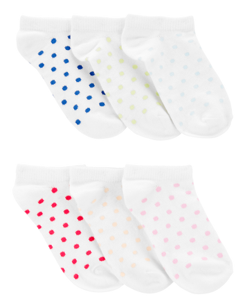 Kid 6-Pack No-Show Socks, 