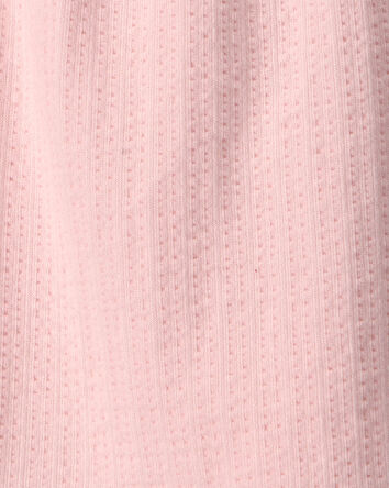 Toddler Girl Flutter-Sleeve Seersucker Top - Pink, 