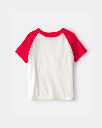 Kid Colorblock T-Shirt - Red/White, 