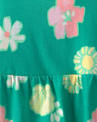 Filles - D&eacute;bardeur &agrave; motif floral - Vert, image 3 sur 3 diapositives
