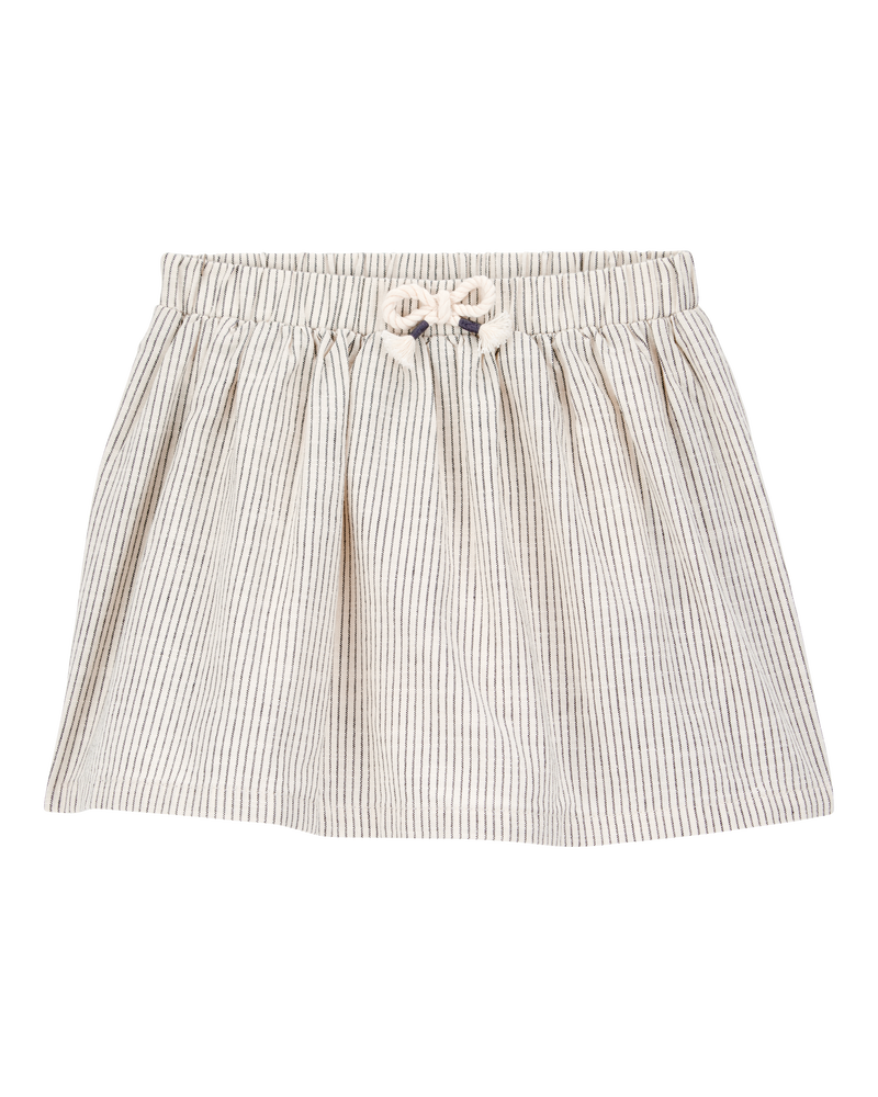 Toddler Striped Pull-On Skort, image 1 of 6 slides