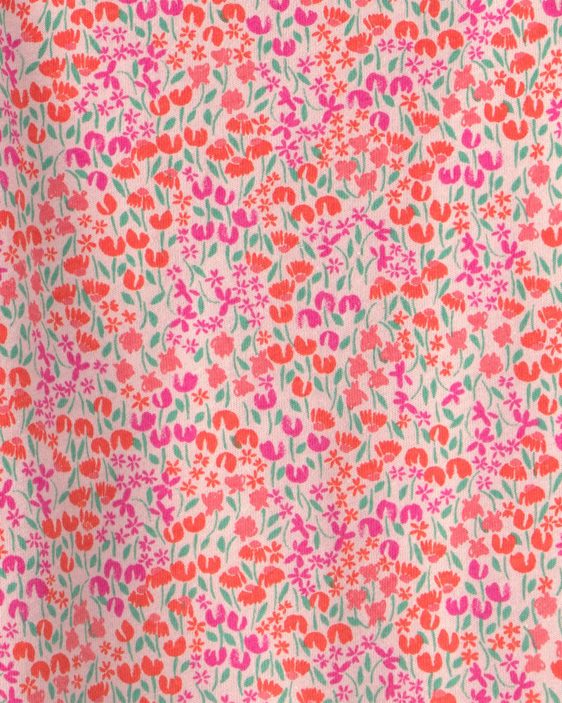 Toddler Girl Floral Tank Top - Pink, image 2 of 3 slides