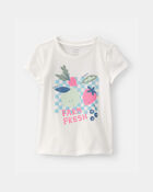 Toddler Girl 'Farm Fresh' Fruit Graphic Tee - Ivory, image 1 of 3 slides