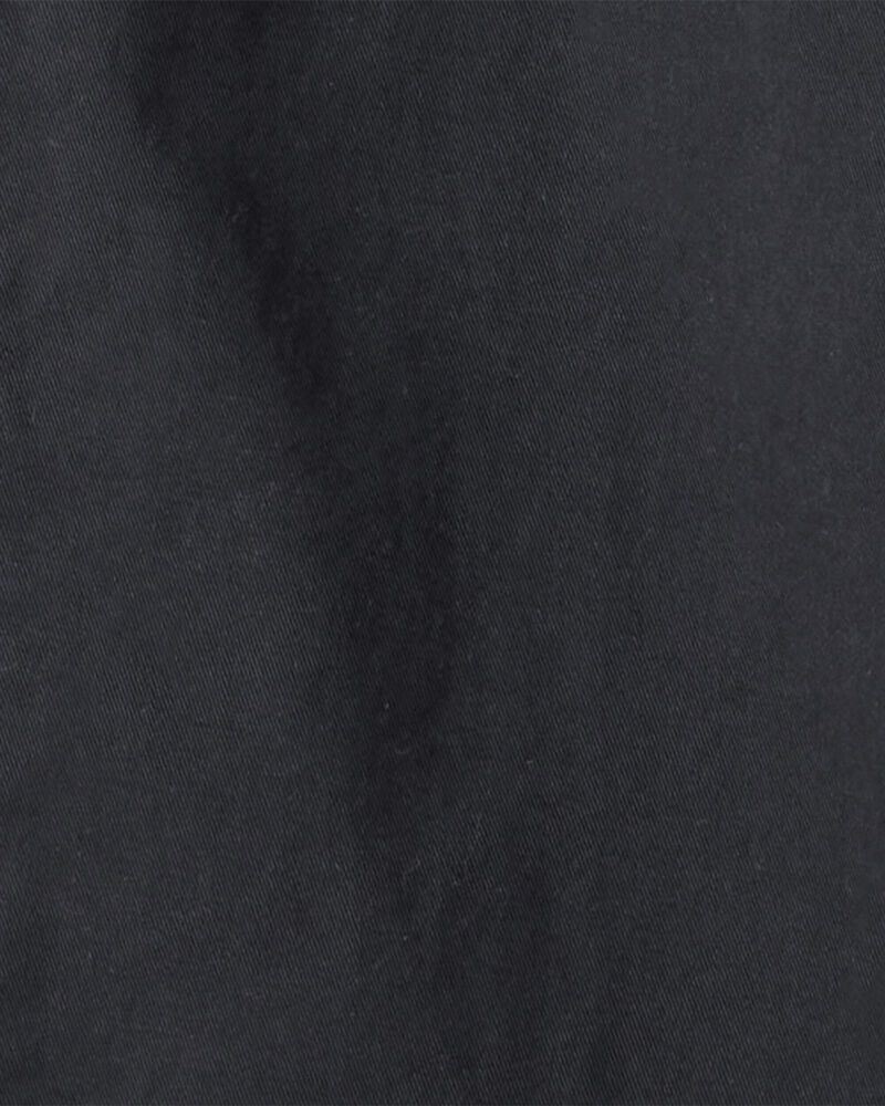 Boys Cotton Chino Pants - Black, image 3 of 4 slides