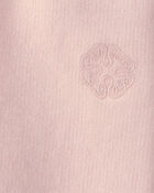 Baby Girl French Terry Drawstring Pants - Pink, image 3 of 4 slides
