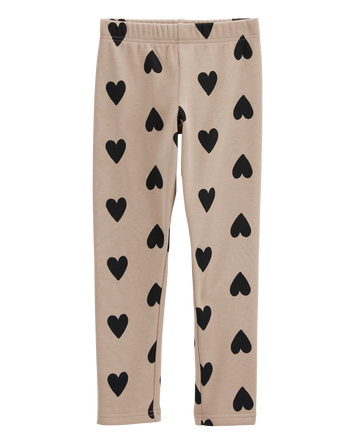 Kid Heart Cozy Fleece Leggings, 